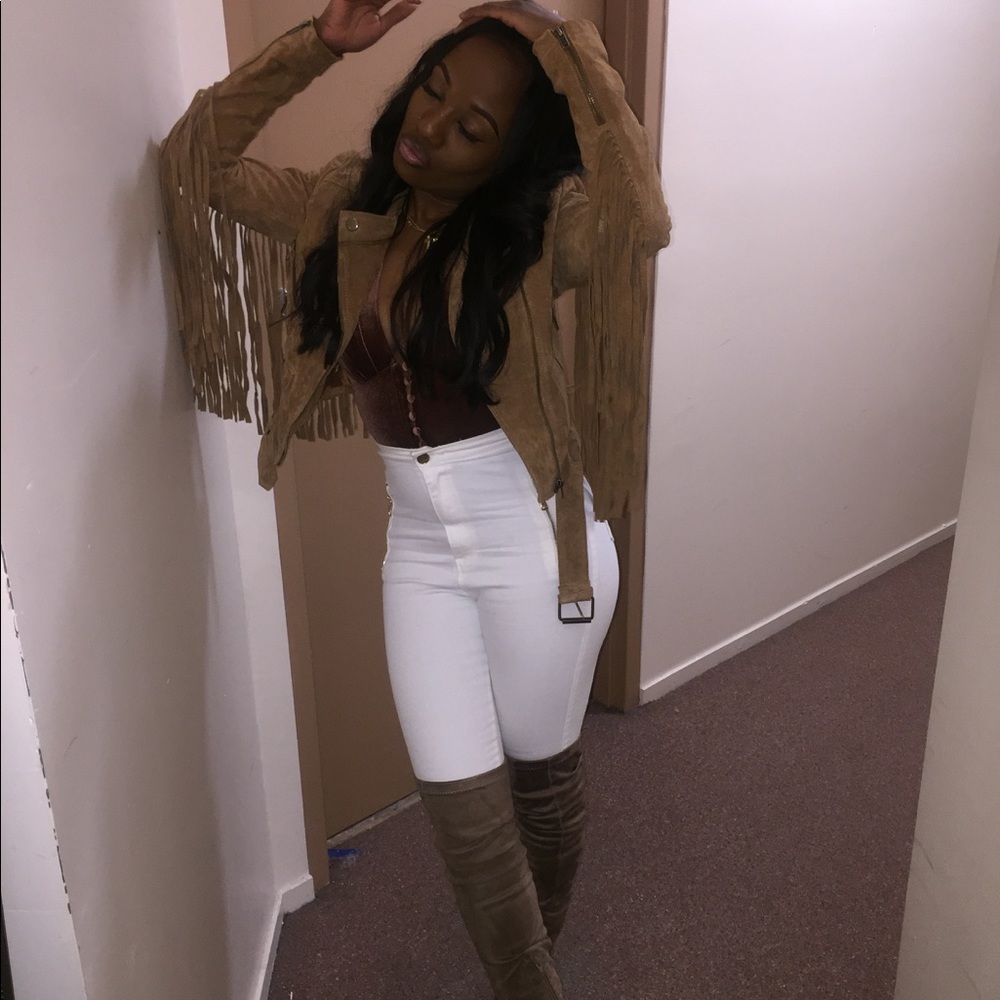 ✨High waist White pants✨
